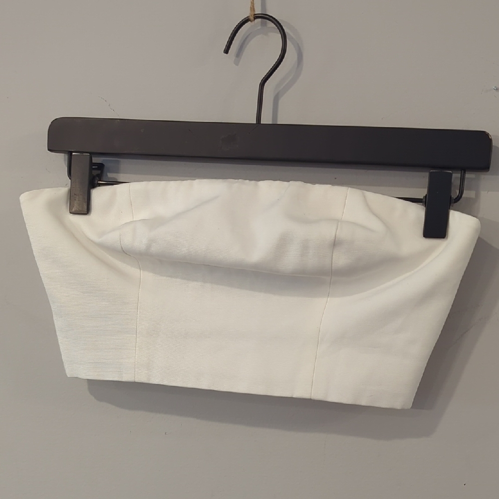 STAUD White Crop Top size 0